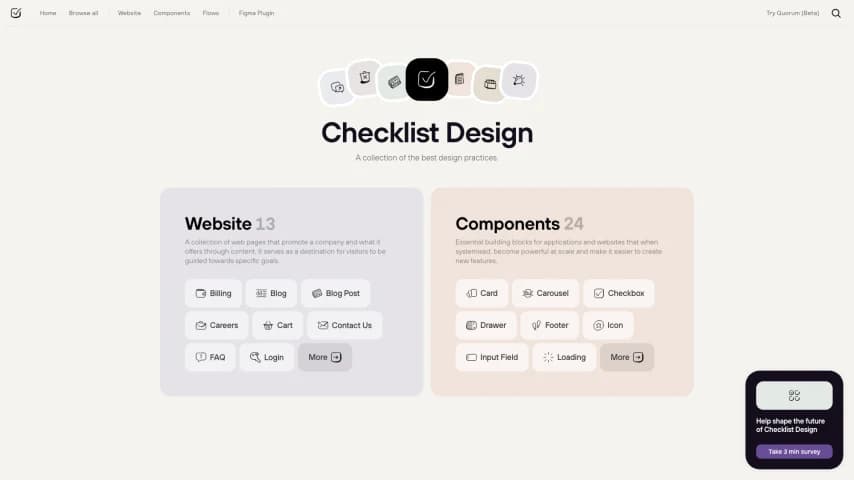 Checklist Design 预览